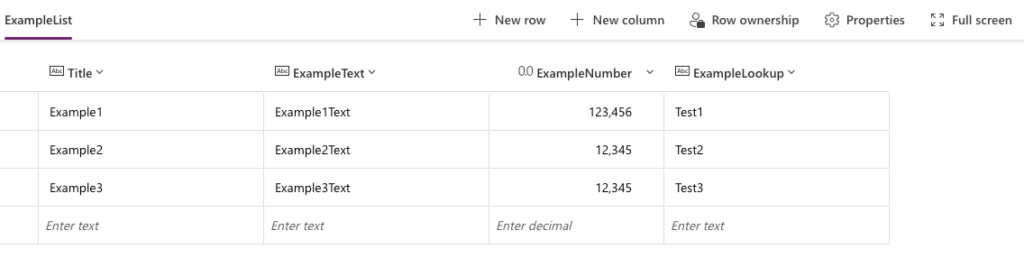 Modify Dataverse Data from SharePoint