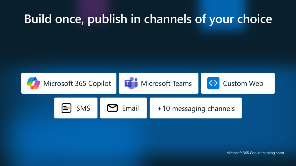 M365 Agents SDK Copilot Studio Channels